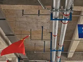细河管廊支架的安装方法